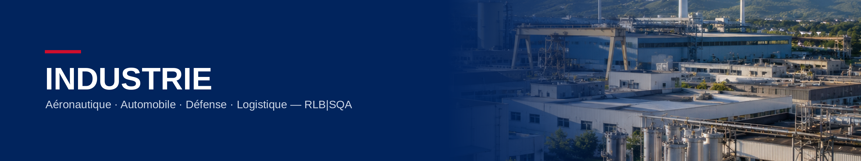Industrie & Énergie — RLB|SQA